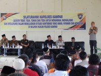 Wujudkan Situasi Aman dan Kondusif, Kapolres Kampar Gelar Silaturahmi Kamtibmas