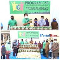 PT Pelita Agung Agrindustri Serahkan Bantuan Kepada Anak Yatim & Lansia.