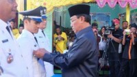 WADIR BINMAS POLDA RIAU DIDAMPINGI KAPOLRES KAMPAR, RESMIKAN RUMAH KANTOR BHABINKAMTIBMAS DS. LABOY 