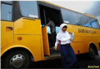 Dishub Bengkalis Luncurkan Bus Sekolah Gratis