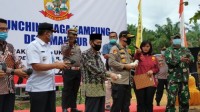 Launching Program Jaga Kampung, Kapolres Pelalawan Lepas 200 Ekor Burung Merpati