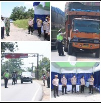 Hari Pertama Penerapan PSBB, Kapolda Riau Cek Pos Pengawasan Covid-19 Di Jalur Lintas Timur KM 21