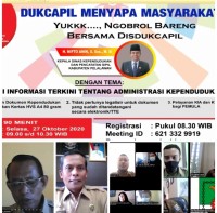 Dukcapil Menyapa Masyakat Tentang Informasi Terkini