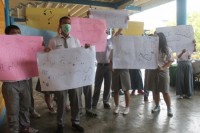 Rekening Yayasan diBlokir BRI, Siswa YPW lakukan Unjuk Rasa