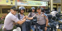 Kapolres Kampar Distribusikan 7 Sepeda Motor Dinas untuk Bhabinkamtibmas