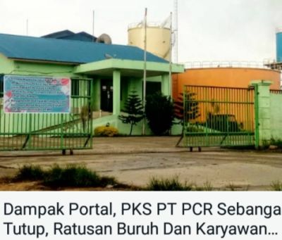 Pemerintah Diminta Bijak Soal Portal Gajah Mada Duri, Karyawan PKS PT PCR Bakal Dirumahkan