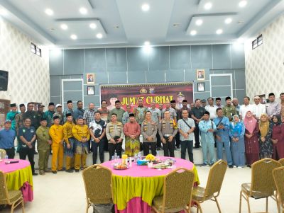 Polres Bengkalis mengelar Jum'at Curhat mendengar keluhan masyarakat di Mandau