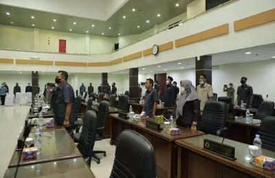 Rapat Paripurna Ke-19, DPRD Inhil Bahas Pandangan Umum Fraksi-Fraksi Terhadap RANPERDA  Tahun 2021