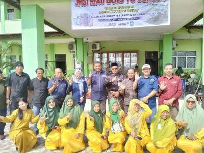 Ratusan Siswa SMAN 8 Mandau Antusias Ikuti ”JMSI Riau Goes To School”
