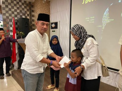 Santuni Anak Yatim dan Dhuafa, JMSI Bengkalis  Buka Bersama di Duri