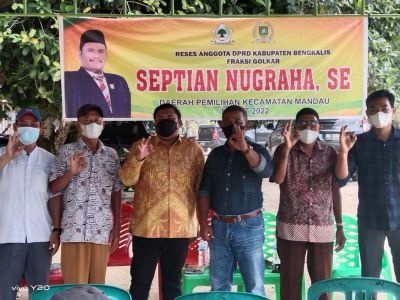 Septian Nugraha Gelar Reses Di 2 Tempat, Cuaca Tidak Jadi Penghalang