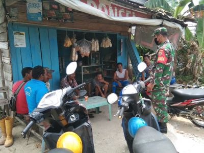 Terapkan Keamanan Lingkungan Dan Proses, Babinsa Langkan Komsos Dalam Rangka Sukseskan TMMD Ke 110