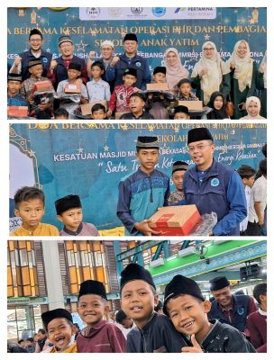 Wujud Peduli, PHR dan KMMBS Salurkan 695 Paket Sekolah ke Anak-anak Yatim